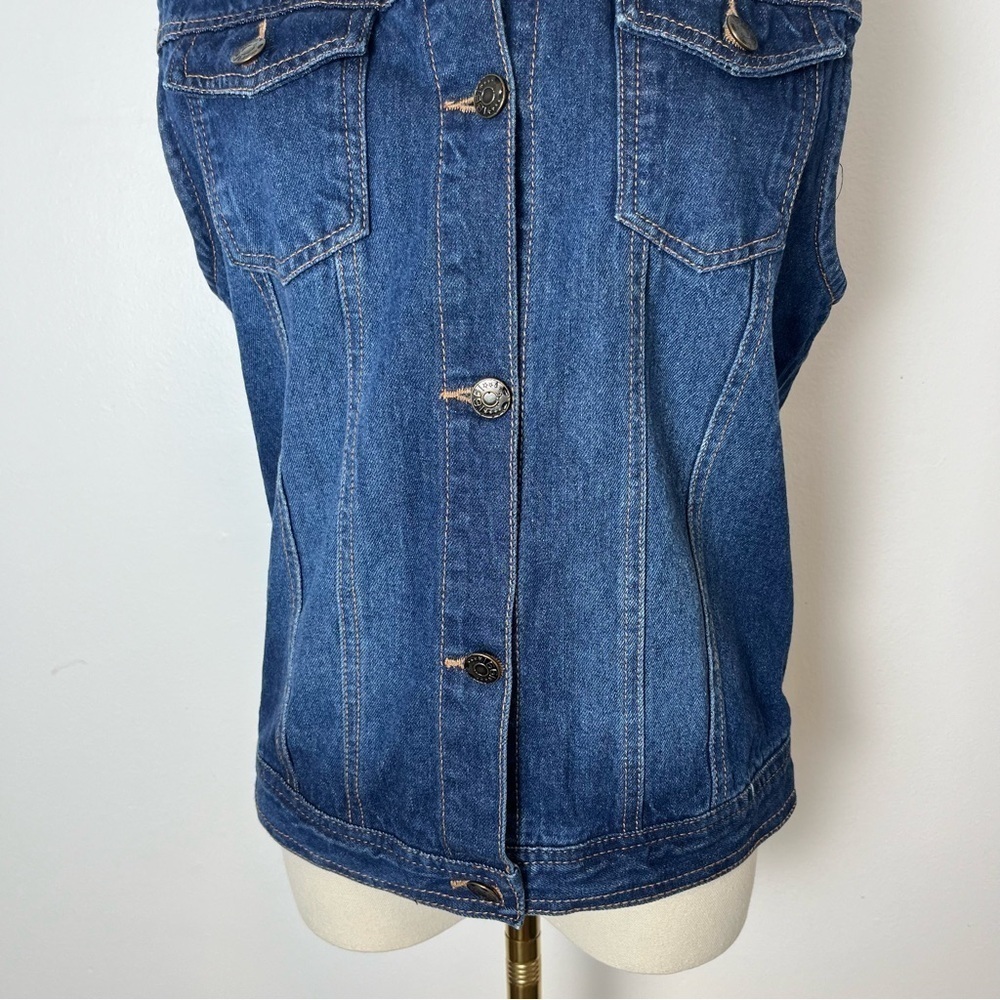 Cotton On Outerwear Denim Sleeveless vest - Picture 6 of 8